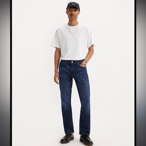 Levi's Men's Slim Straight Jeans - Dark Blue